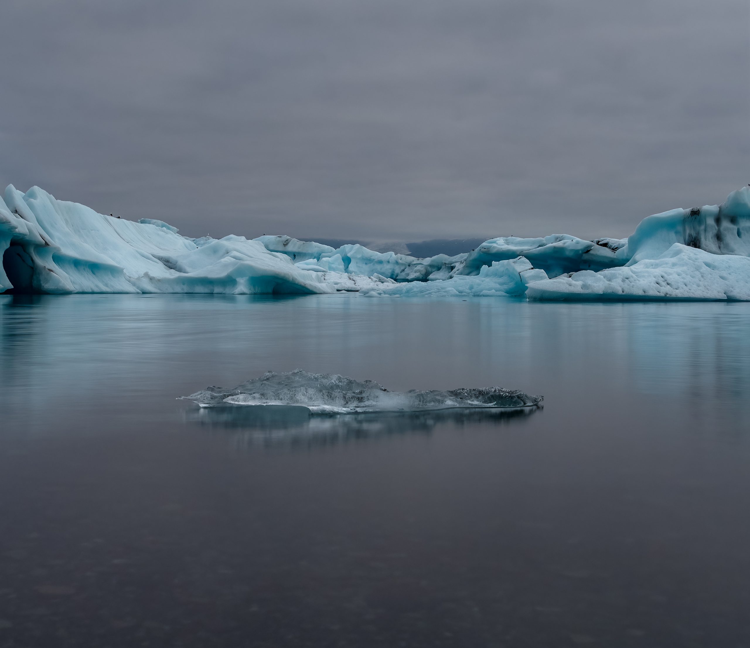 Glacial icebergs in Iceland