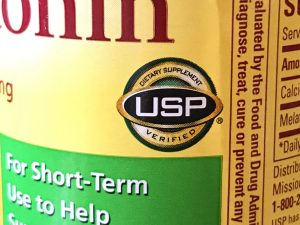Example of the logo signifying USP Dietary Supplement Verified