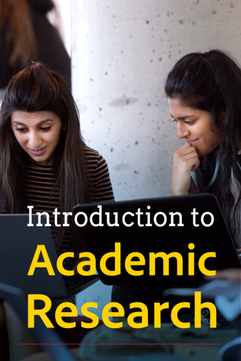 Cover image for Introduction to Academic Research