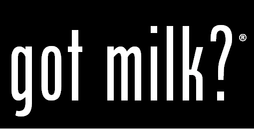 Image depicts Got Milk slogan.