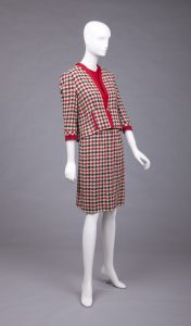 Chanel hound's tooth pattern suit, 1955
