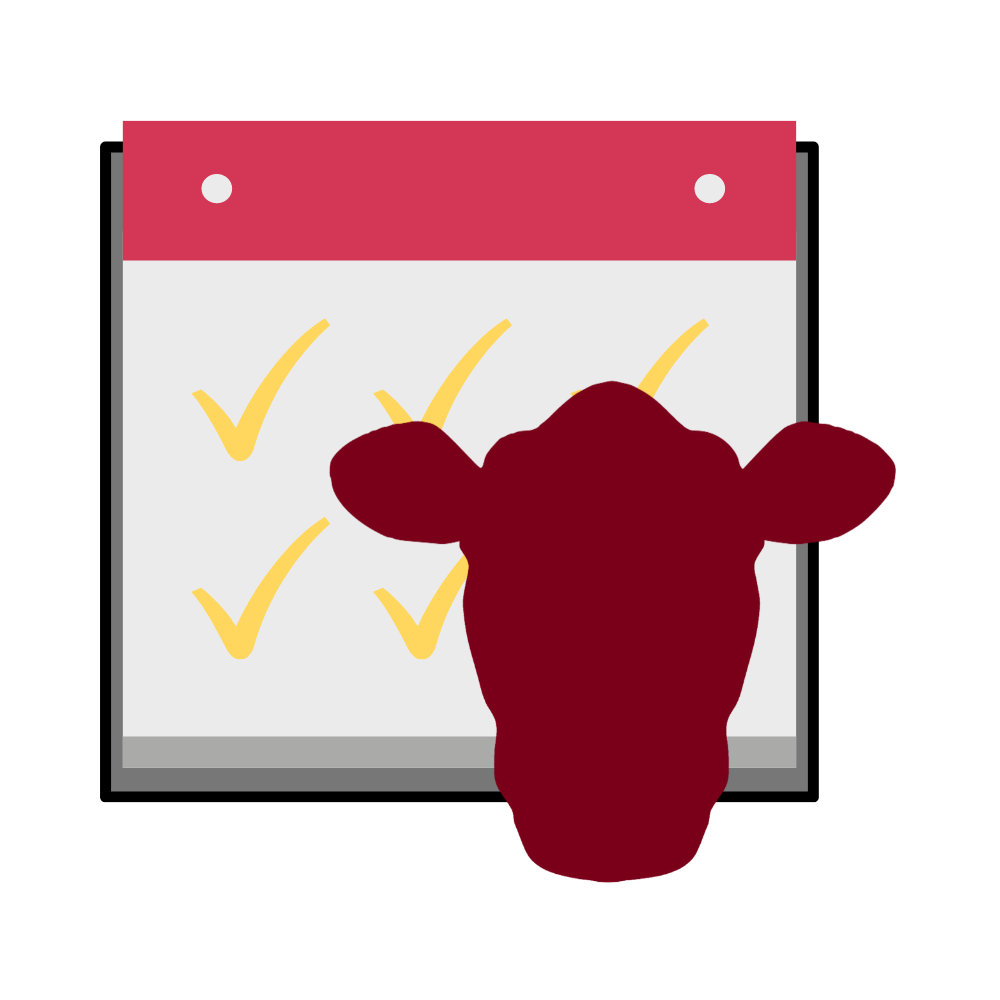 Vaccination Schedules for Calves Illustration