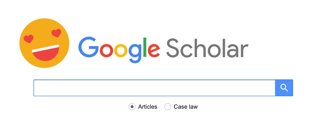 Google Scholar search page.