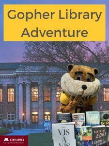 UMN Libraries Adventure book cover