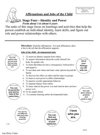 How are Developmental Affirmations and Stages of Development connected ...